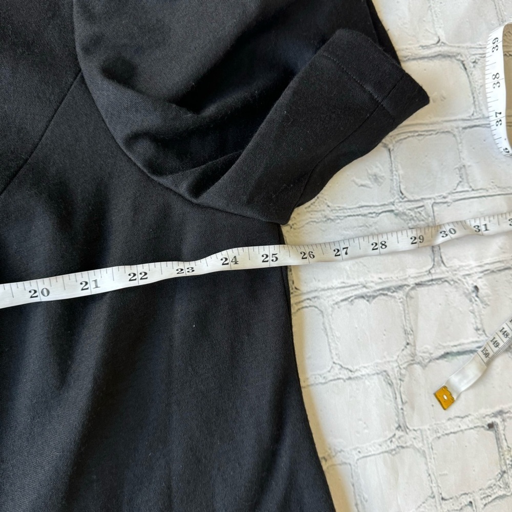 NWT Lafayette 148 black wool midi short sleeve dress size 3X - Picture 12 of 14